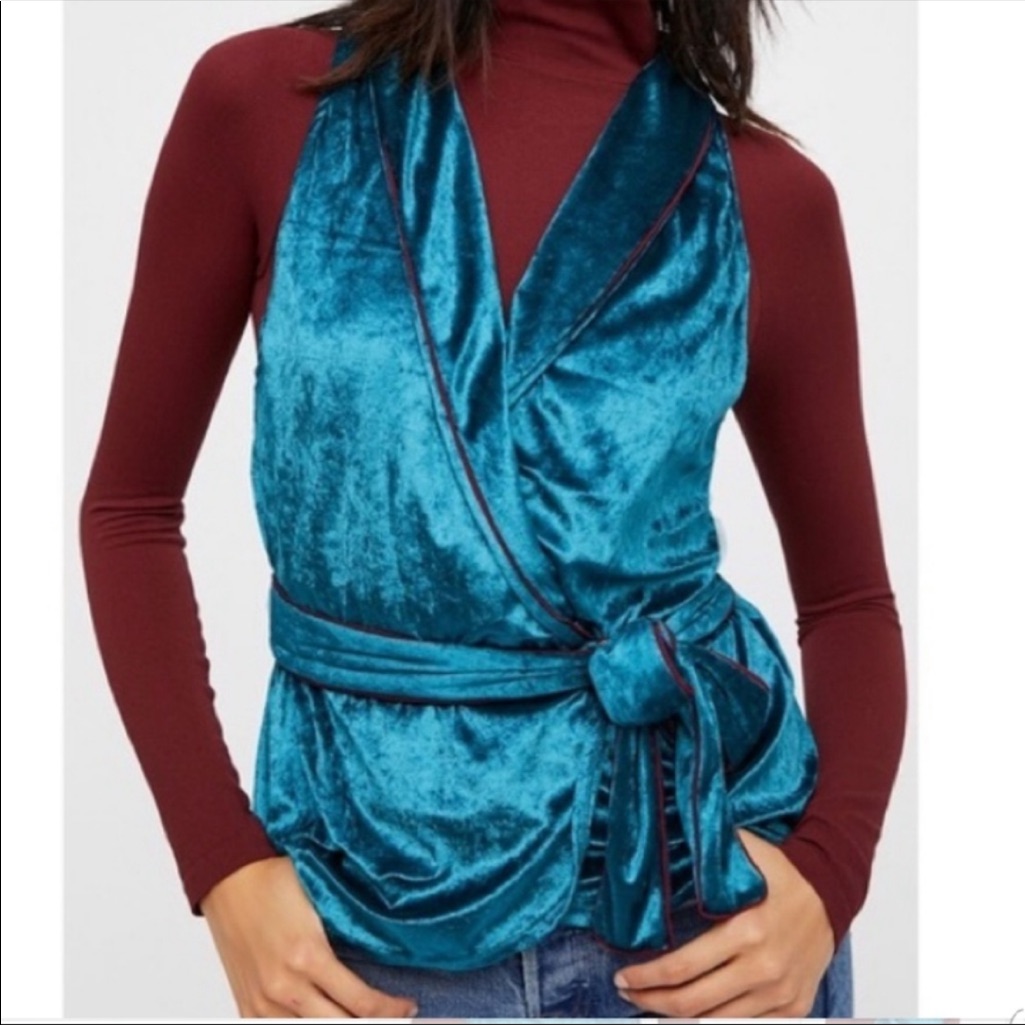 Free People New Velvet Top